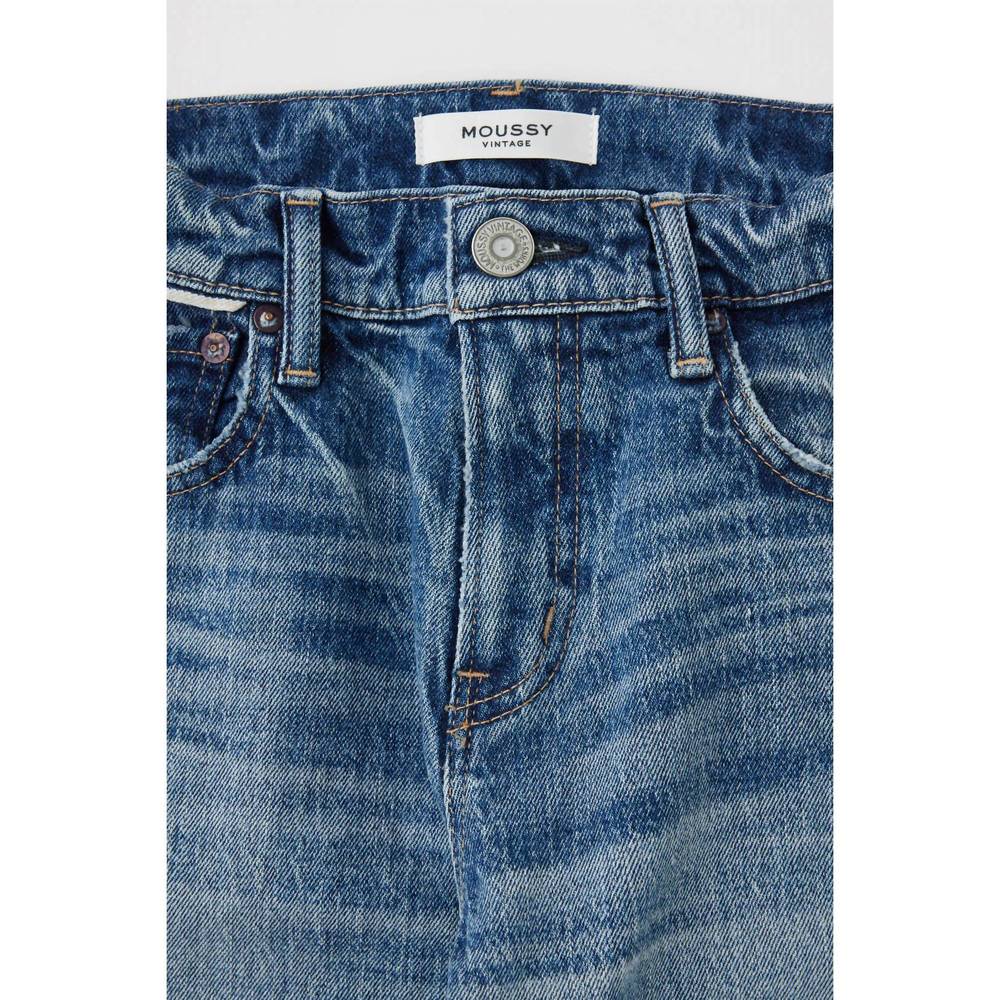 NEW MOUSSY mallard slim straight jeans in dark blue - Picture 5 of 10